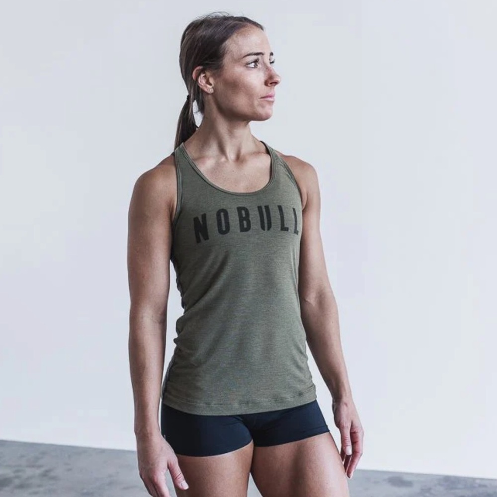NOBULL Racerback tank arm green size small and perfect condition Color sold out